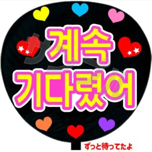 ずっと待ってたよ（韓）